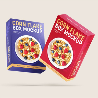 Food Product Paper Box Manufacturers Eco Friendly Custom Cereal Box Packaging